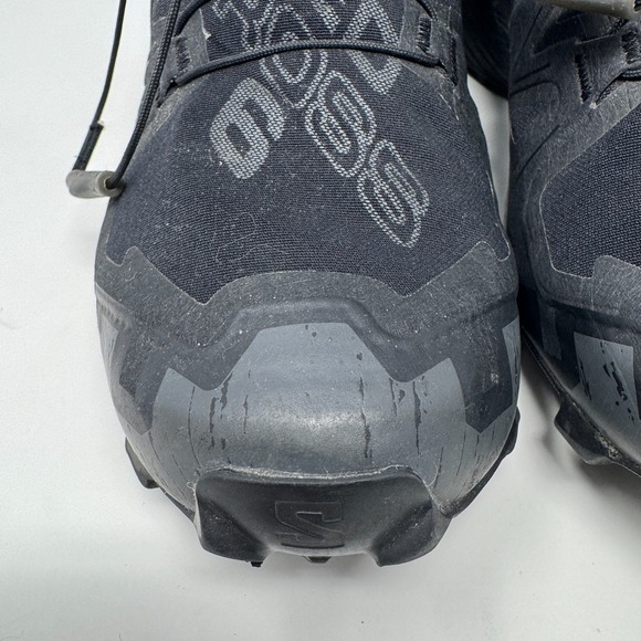 Salomon Speedcross 6 Black Phantom Running Trail Shoes Women's Size 8.5 - Picture 6 of 16